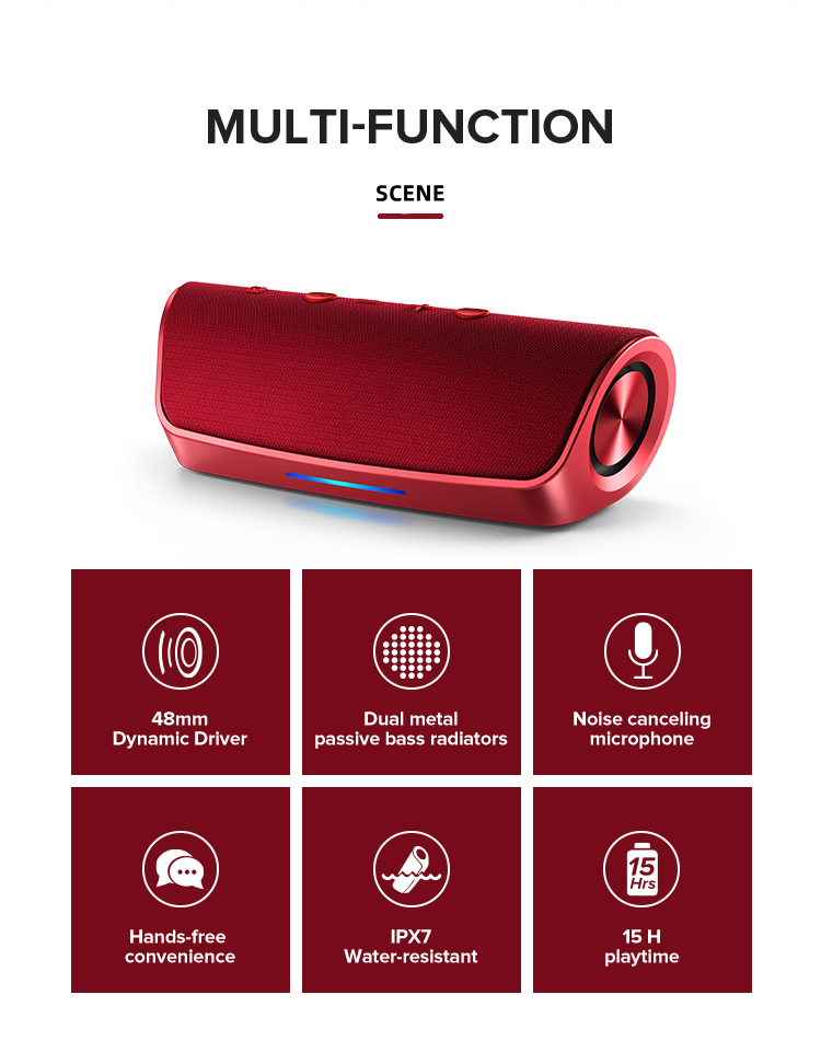 Cleer Scene Bluetooth Wireless Portable Speaker - CHT Electronics