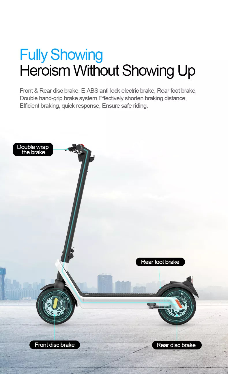 X9 Max 1000w Foldable Off Road E-Scooter - CHT Electronics