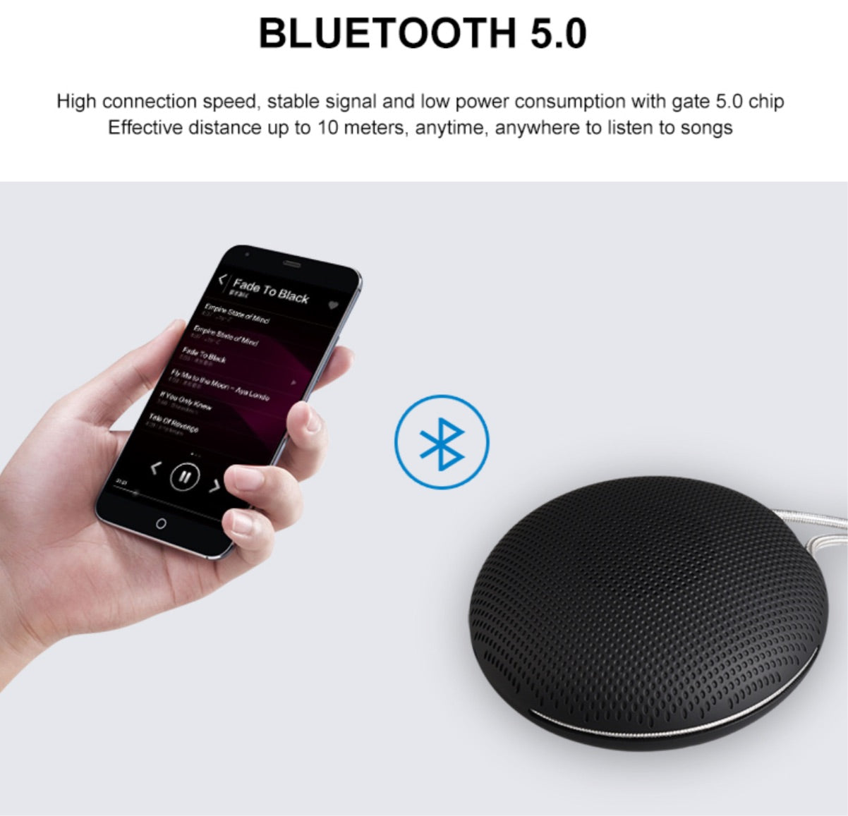 Bluetooth F5 Speaker with Handstrap - CHT Electronics
