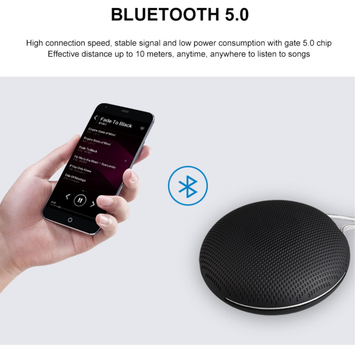 Bluetooth F5 Speaker with Handstrap - CHT Electronics